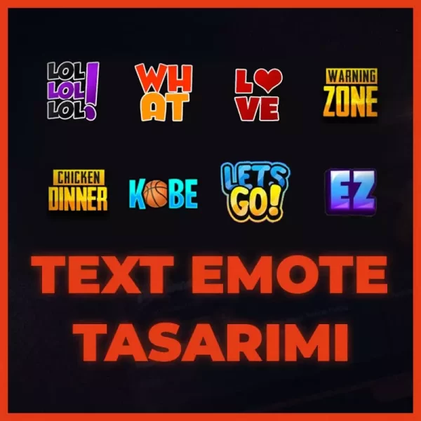 Twitch Text Emote Tasarımı